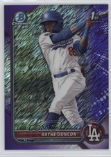2022 Bowman Chrome Prospects Purple Shimmer Refractor 107/250 Rayne Doncon gb2