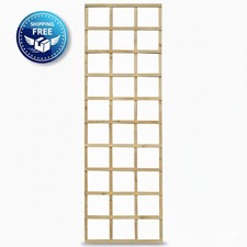 6ft x 2ft Smooth Planed Trellis Panel Pressure Treated Timber Garden Fence