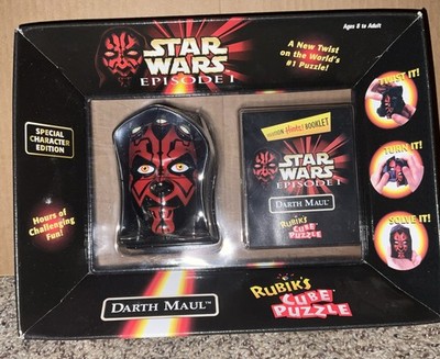 Star Wars Episode I Darth Maul Rubik's Cube Puzzle 1999 NEW