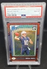 2024 Panini Donruss Optic - Rated Rookie Drake Maye #229 Red Mojo Prizm (RC)