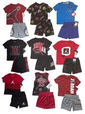 Air Jordan Boys Short Sets, Toddler thru Litt...