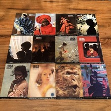 Lot of 12 Leica Fotografie Photography Magazines 1961-1967 English Edition