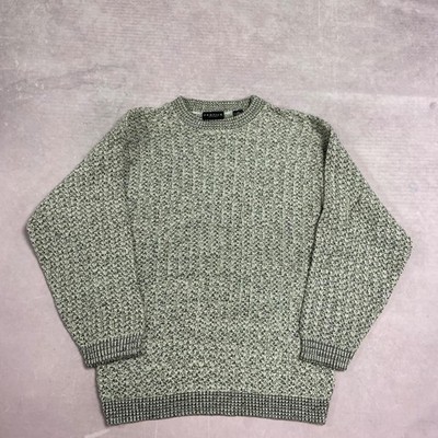 Vintage Strickpullover gemustert Opa Strickpullover Herren L