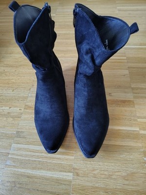 Schwarze Damen Stiefeletten Super Mode Gr. 38
