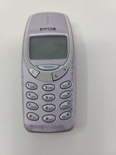 Nokia 3395 Vintage Cell Phone Cingular Pink With Case/Manual Untested