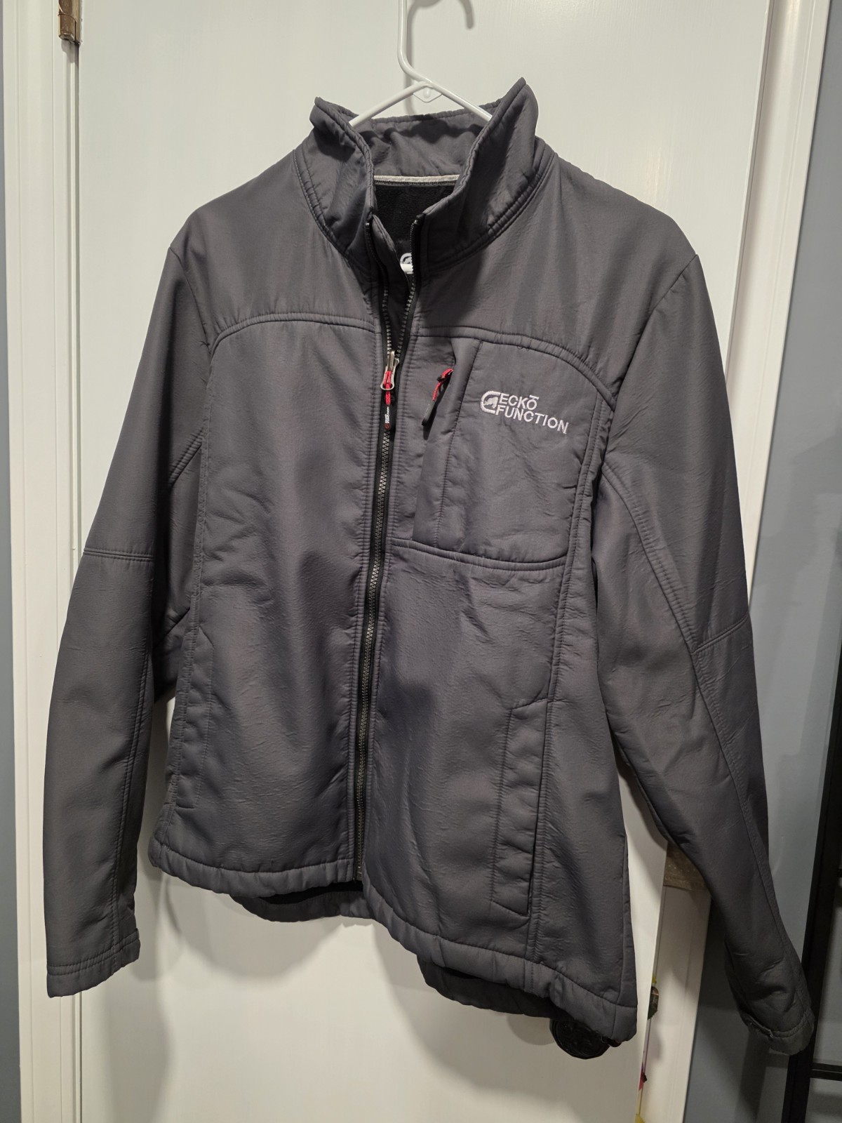 Ecko Function Full Zip Gray Jacket M 100% Polyest… - image 1