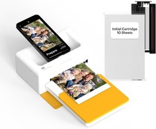 KODAK Dock Plus 4PASS Instant Photo Printer 4x6in  10 Sheets Smartphone Dock