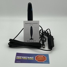 HDTV Antenna for Smart TV: 4K Ultra HD 1080p USB Power Supply 16.5 Coaxial