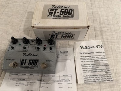 Fulltone GT-500 Distortion/OD Booster Pedal *** FREE SHIPPING