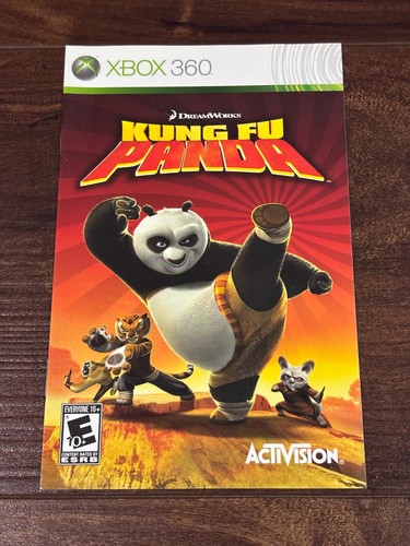 Kung Fu Panda XBOX 360 Instruction Manual Only