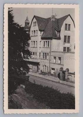 Thale - Stecklenberger Allee Gebäude - Altes Foto 1950er