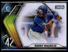 2022 Bowman #BTP-42 Ronny Mauricio Bowman Scouts' Top 100 Rookie 0603C