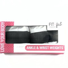 Adjustable Ankle Wrist Weight 5lb Total Home Workout Walking Pilates Fitness