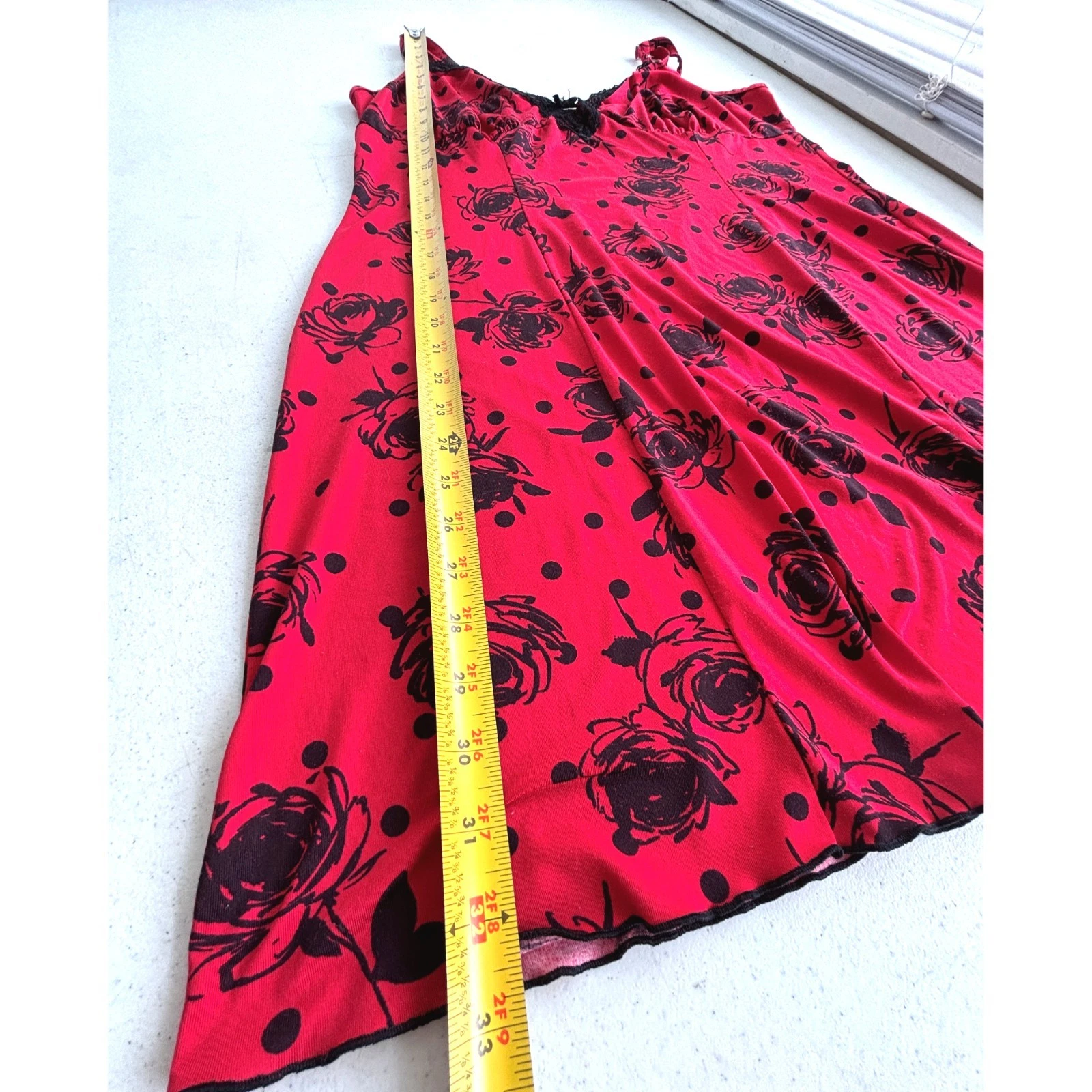 Y2K Babydoll Vestito Donna Slip Tg L Floreale Bloomcore Cottage Romantico San Valentino