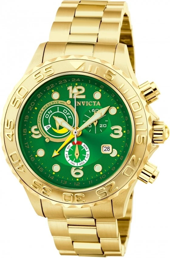 Reloj de cuarzo suizo Invicta Pro Diver 6703 tono dorado 46,5 mm - ligeramente usado con estuche Foto 2 de 4