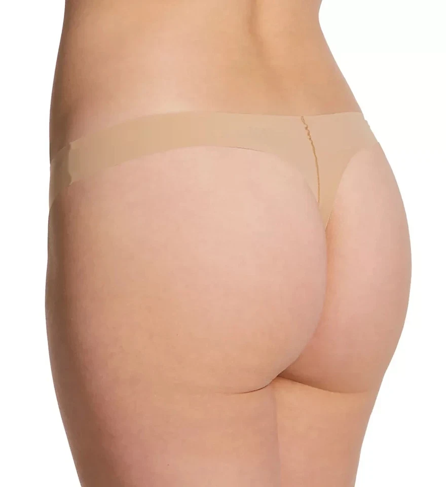 DKNY 女式无缝礼衣剪裁任何服装丁字裤内衣 - 发光/香草 - L — 第 3/3 张图片