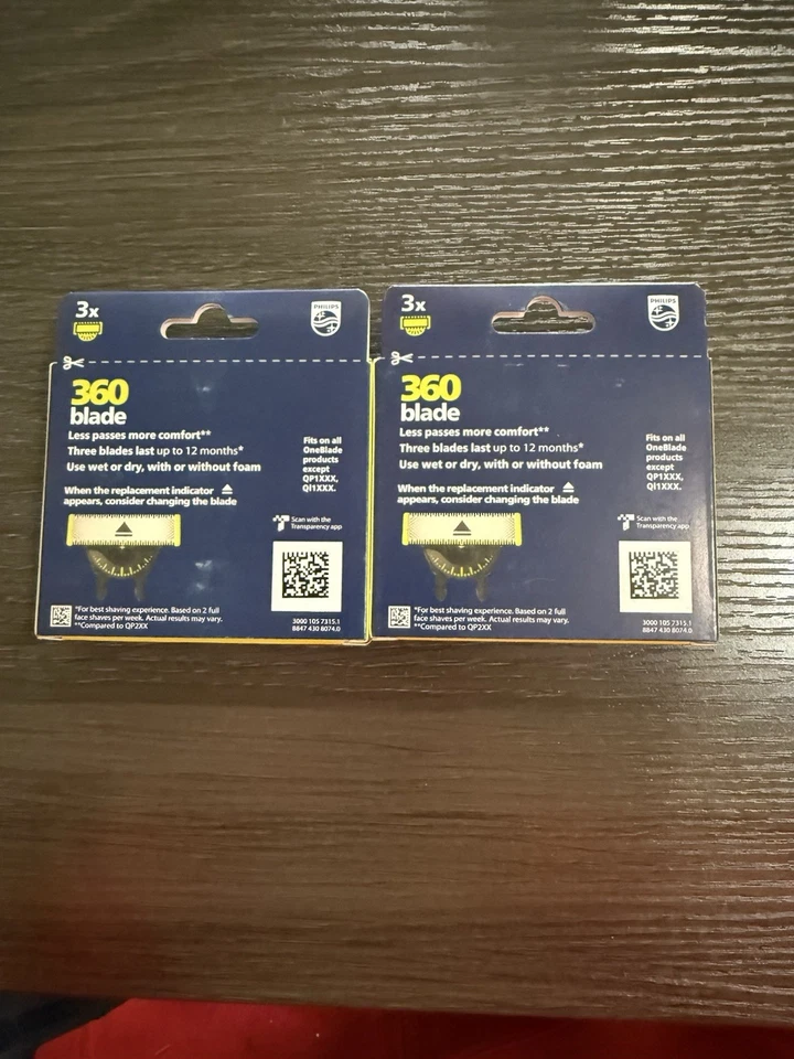 Philips Norelco OneBlade 360 Hoja de repuesto, paquete de 3 (reemplazo original) Foto 2 de 3