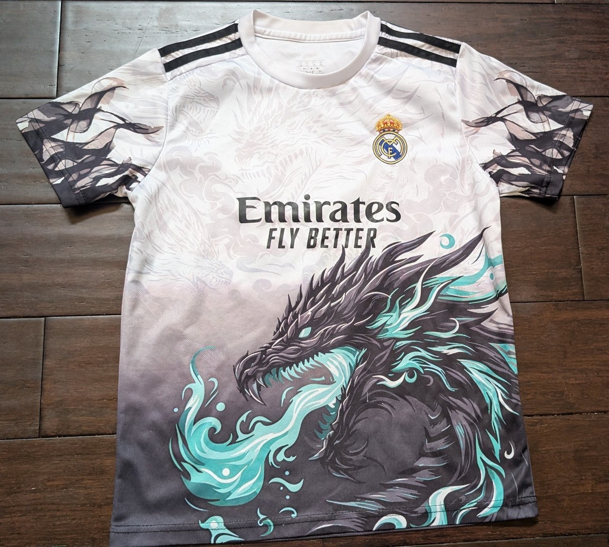 Real Madrid adidas Special Dragon Jersey Kylian Mbappe #10 Youth