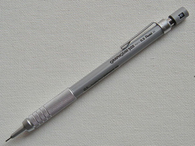 Pentel GRAPHGEAR 500 0.5mm Mechanical Drafting Pencil, PG515 | eBay