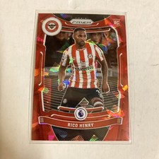 Rico Henry 2021-22 Panini Prizm Premier League Red Ice Rookie #138 Brentford