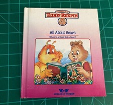 Vintage Teddy Ruxpin All About Bears When is a Bear Not a Bear 1985 Book Only