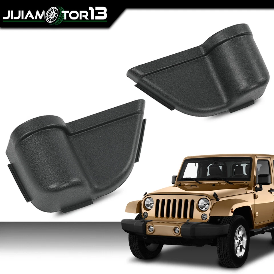 2x Cajas organizadoras de bolsillos de almacenamiento para puerta delantera aptas para Jeep Wrangler JK 2011-up Foto 3 de 4