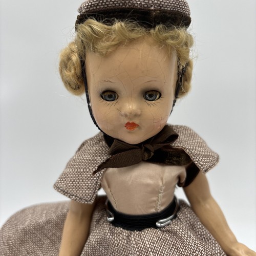 Antique MADAME ALEXANDER Composition Wendy Ann Doll Orig Updo Blonde 12" 1939 - Picture 3 of 12