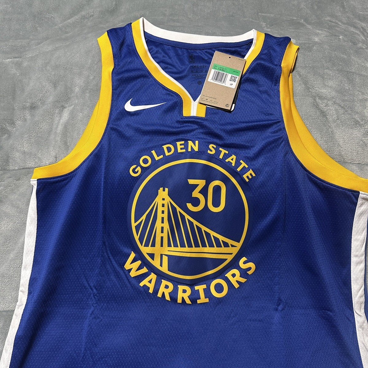 New Authentic Golden State Warriors Stephen Steph Curry Nike Icon