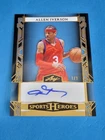 ALLEN IVERSON -  2024 LEAF SPORTS HEROES -  ACETATE AUTOGRAPH TRUE 1/1