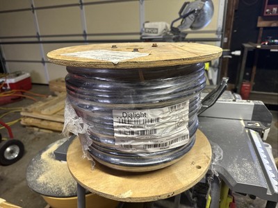 400ft Dialight braided foil cable, 14 gauge, 4-wire (CAB-4001-44BF)