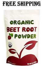 Organic Beet Root Powder 1 LB , Raw  Non-GMO