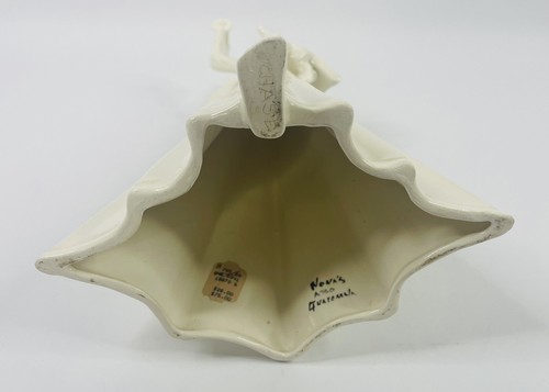 Vintage 1987 Nona’s Pottery 14” Porcelain Angel Tree Topper/Candle Holder - Bild 9 von 10