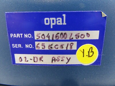 50416002500 / O2-OR ASSY SGI SYSTEM UNIT VER 4.0 SILICON