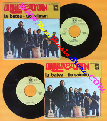LP 45 7'' QUILAPAYUN La bata Tio caiman 1975 italy ZODIACO no* cd mc dvd