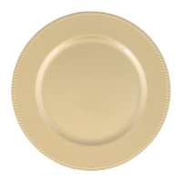 Deko Teller Ø 33Cm Unterlage Gold Weihnachtsdeko Tischdeko Decoplace®