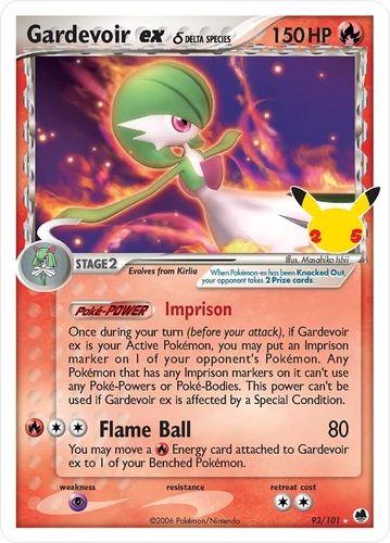 Gardevoir ex 93/101 Celebrations: Classic Collection