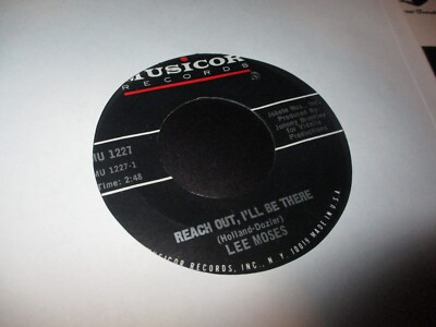 1967 LEE MOSES Reach Out I'll Be There 7