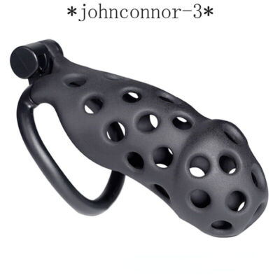 Resin Hole Male Chastity Device Chastity Cage Ring Lock 4 Rings Restraint