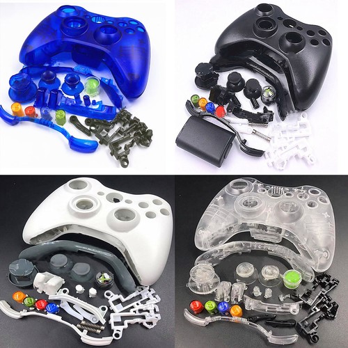 For Xbox 360 Wired/Wireless Controller Full Shell Cover Buttons Mod Replacement - Picture 5 of 17