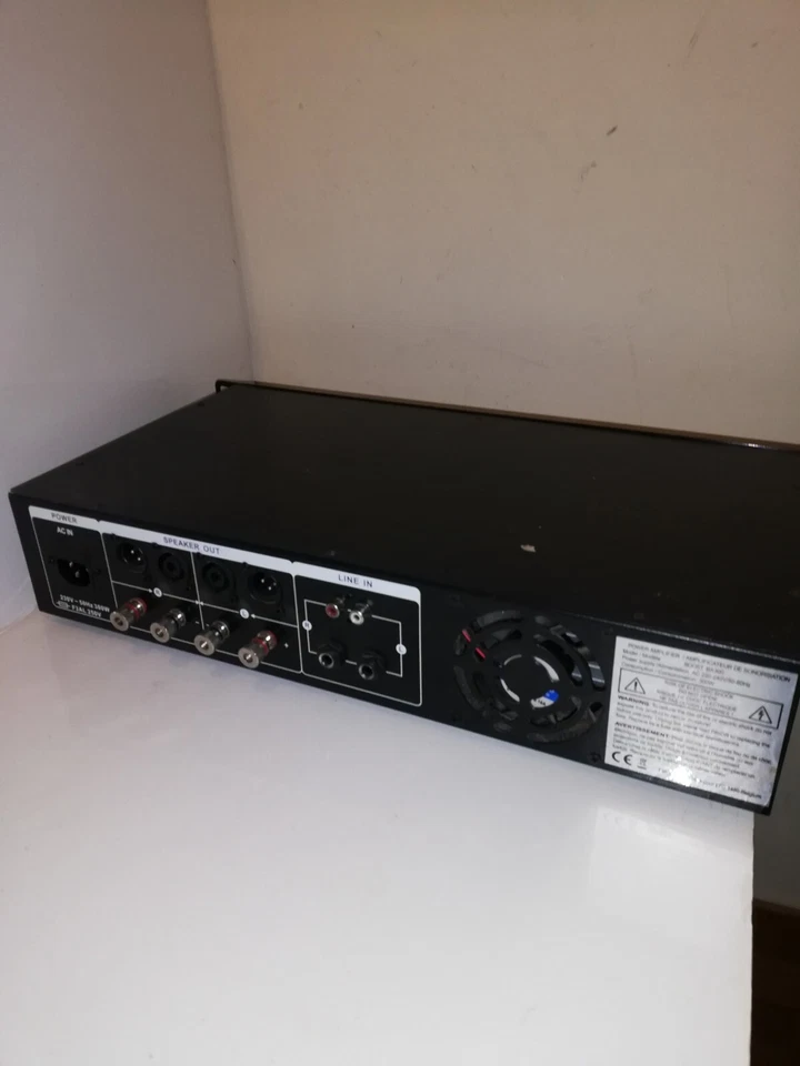 AMPLI EN RACK AMPLIFICATEUR DE SONORISATION BOOST BA-300 FONCTIONNE - Photo 2/4