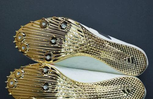 ADIDAS ADIZERO PRIME SP TRACK TOKYO SPRINT SPIKES SIZE 13 WHITE BLACK Q46389 - Picture 10 of 12