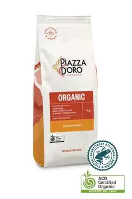 Piazza Doro - Organic 1kg Coffee Beans