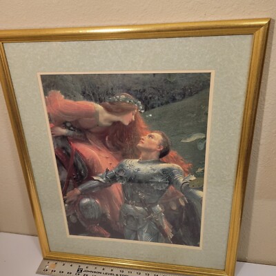 La Belle Dame Sans Merci by Sir Frank Dicksee 1995 21 In X 25 In