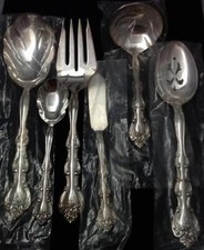 International Silver Interlude Silverplate 6 Piece Hostess Set with Gravy Ladle