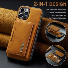 For iPhone 14 Pro Max 13 12 11 Plus Leather W...