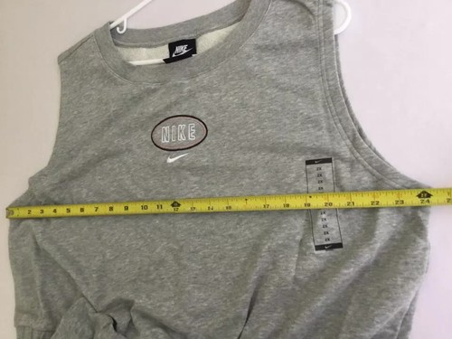 Plus Size Nike Sportswear Varsity Romper, Women's Grey Sz-2X - Picture 3 of 6