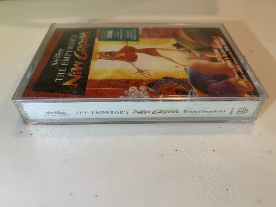 The Emperor's New Groove Soundtrack Cassette Tape NEW SEALED Sony 2000  - Image 3 of 4