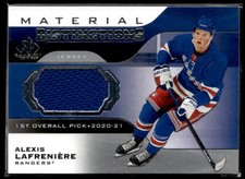 2020-21 Sp game used material distinctions RC Alexis Lafreniere #DM-AL