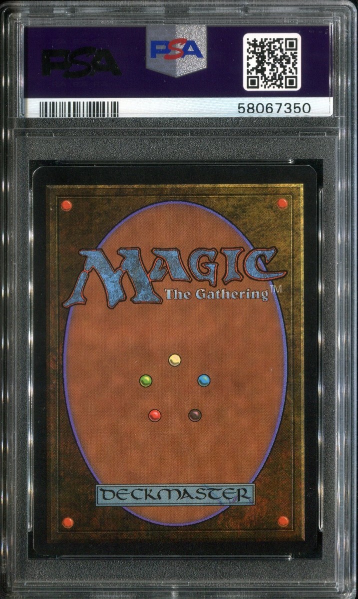 PSA 8 1993 MTG Magic The Gathering Beta #162 Lightning Bolt Red