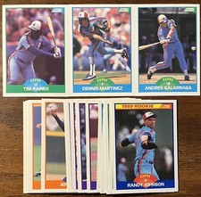 1989 Score Montreal Expos Team Set